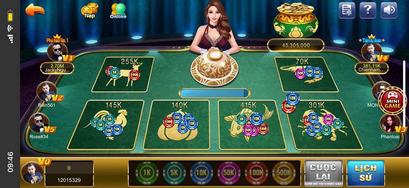 Hướng dẫn người mới cách chơi game Bầu Cua