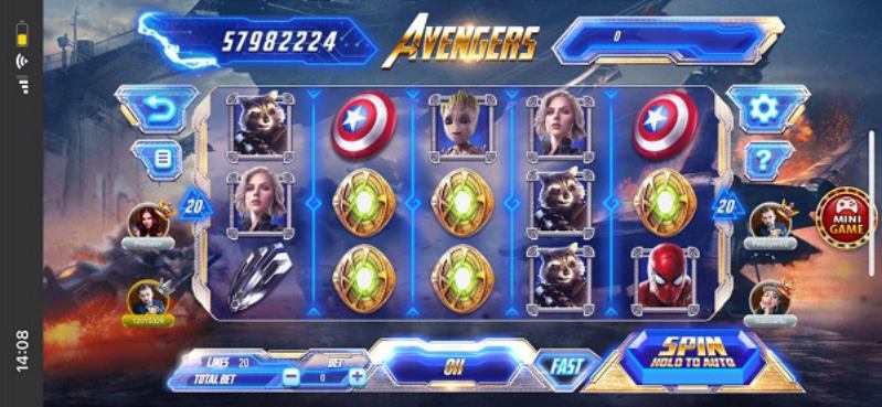 Avenger là một trong những tựa game slot đổi thưởng uy tín nhất hiện nay.