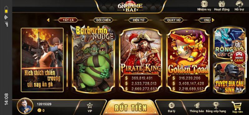 Hướng dẫn chơi tại 68 game bài cổng game slot đổi thưởng uy tín nhất hiện nay