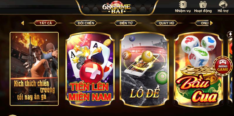 Tiến lên miền nam tại 68gamebai cực kỳ hấp dẫn