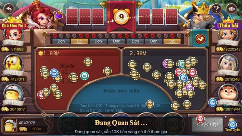 Đại chiến đỏ đen 68 game bài có gì hấp dẫn đến vậy