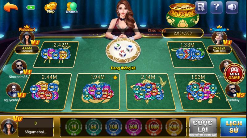 Game bầu cua đổi thưởng tại 68gamebai cực kỳ hấp dẫn