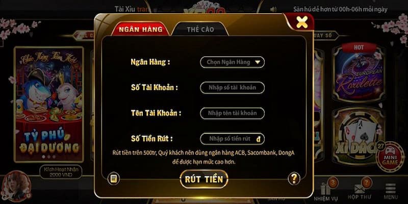 Hướng dẫn các bước rút tiền từ Yo88 net nhanh chóng