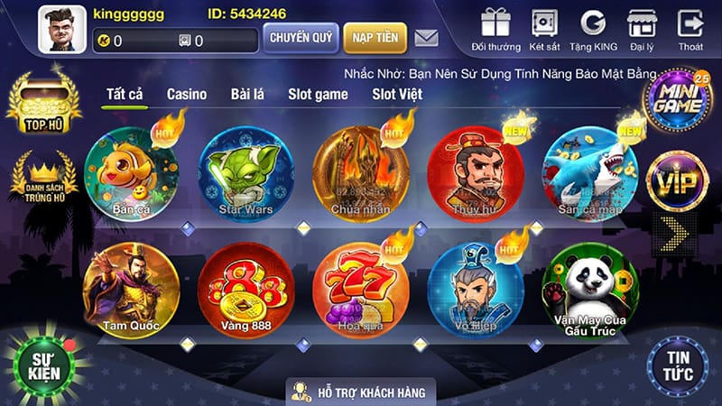 Kho game đa dạng thể loại