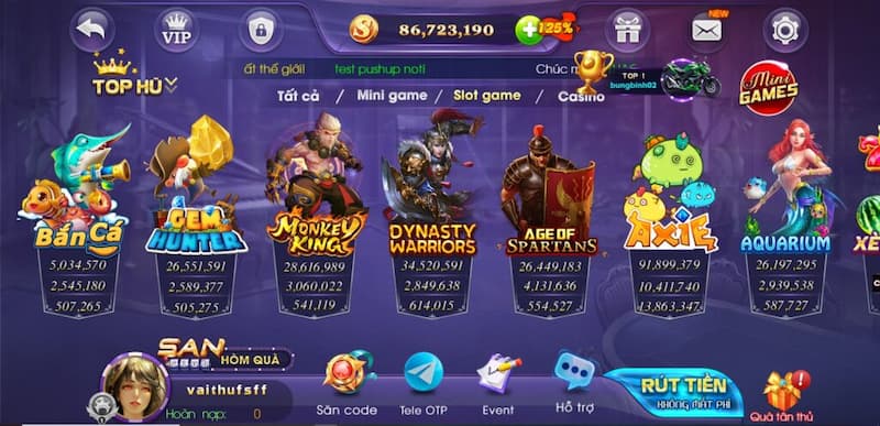 Slot game tại sanvip