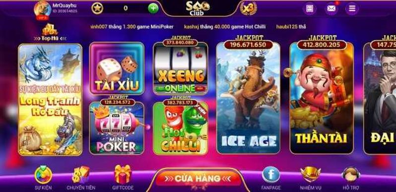 Saoclub net Tài Xỉu