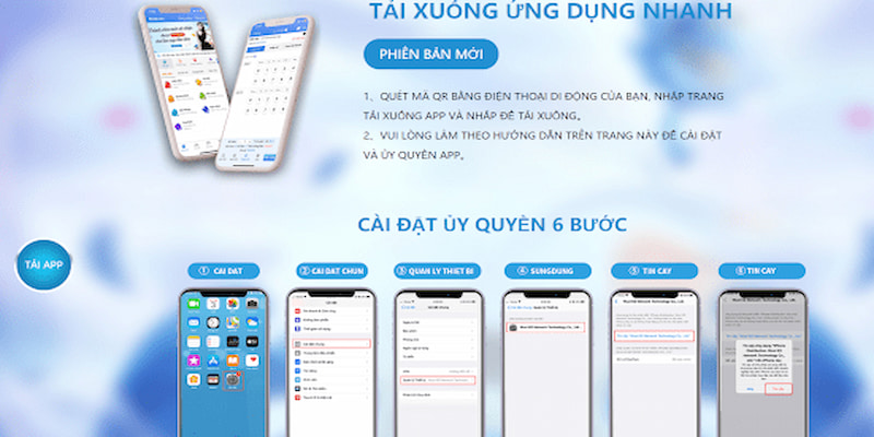 Hướng dẫn tải app TX Vin 