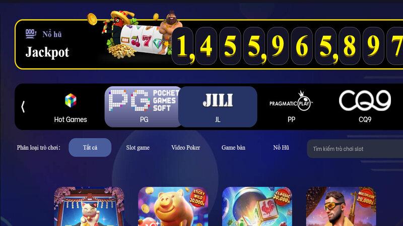 Trò chơi Jackpot của cổng game vi68 club