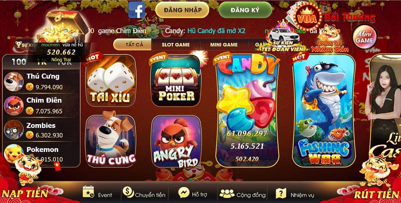 Nhiều slot game hấp dẫn và mới mẻ nhất hiện nay 