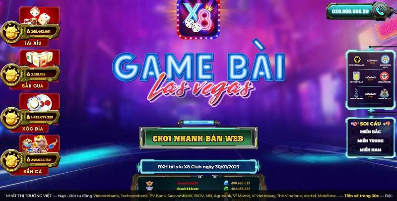 Game bài đặc biệt 2023 - X8 club