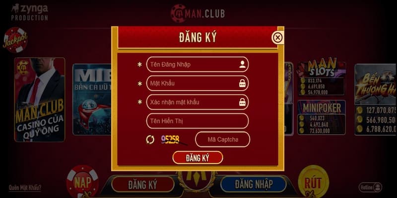 Hướng dẫn đăng ký Man club