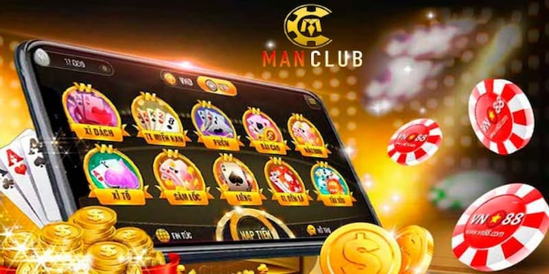 Kho game giải trí phong phú tại man club