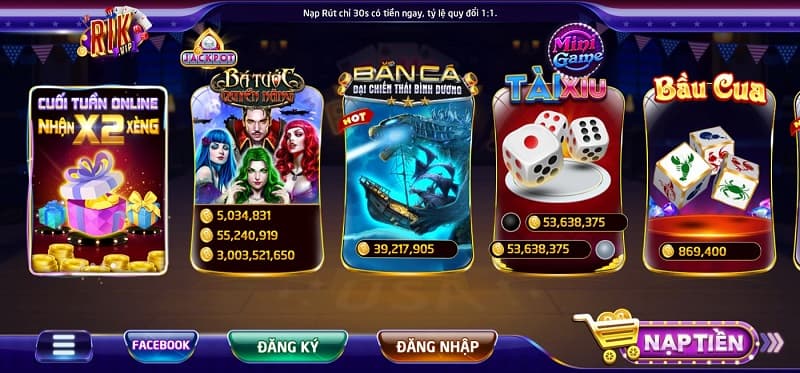 Slot game, nổ hũ tại Rikvip