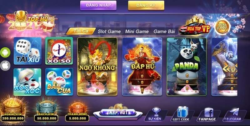 Game nổ hũ đỉnh cao tại vip88 club