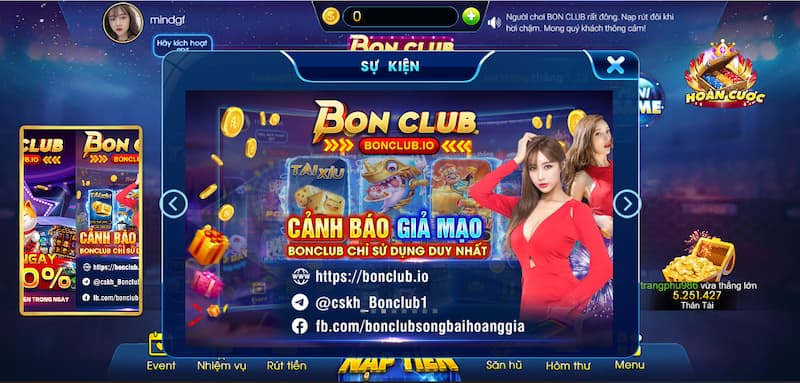 Thông tin liên hệ đến Bonclub