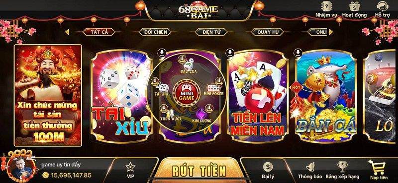 68 game bài là cổng game bài đổi thưởng tỷ đô