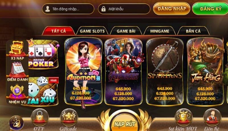 Đa dạng các tựa game đổi thưởng đỉnh cao tại Roy79