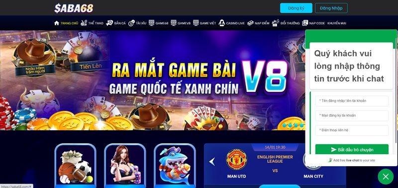 Saba68 là cổng game không còn quá xa lạ đối với người chơi trên thế giới