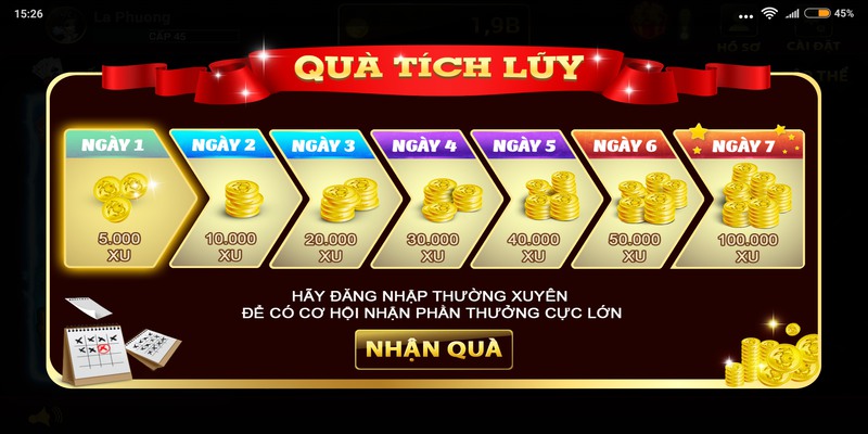 Nhiệm vụ nhận quà giá trị tại Đại dương huyền bí