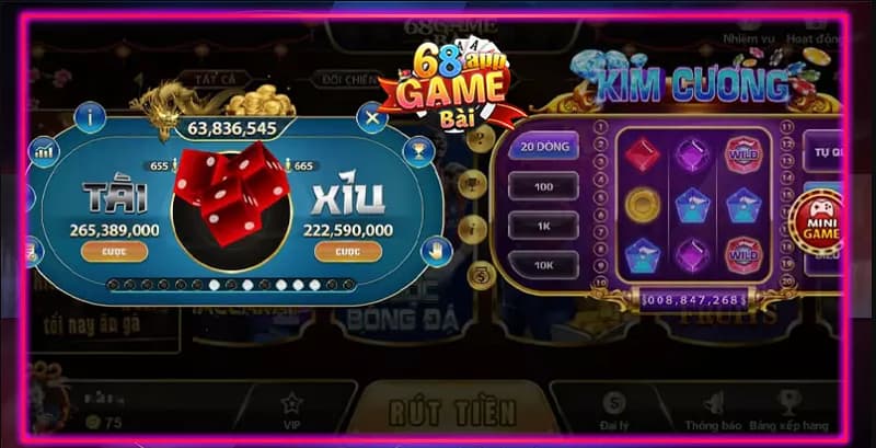 Luật chơi tài xỉu 68 game bài